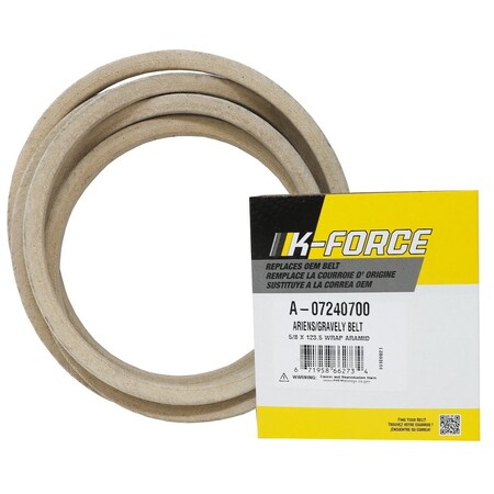 Sunbelt Belt, PTO to Deck 19.5" x5" x1" A-07240700